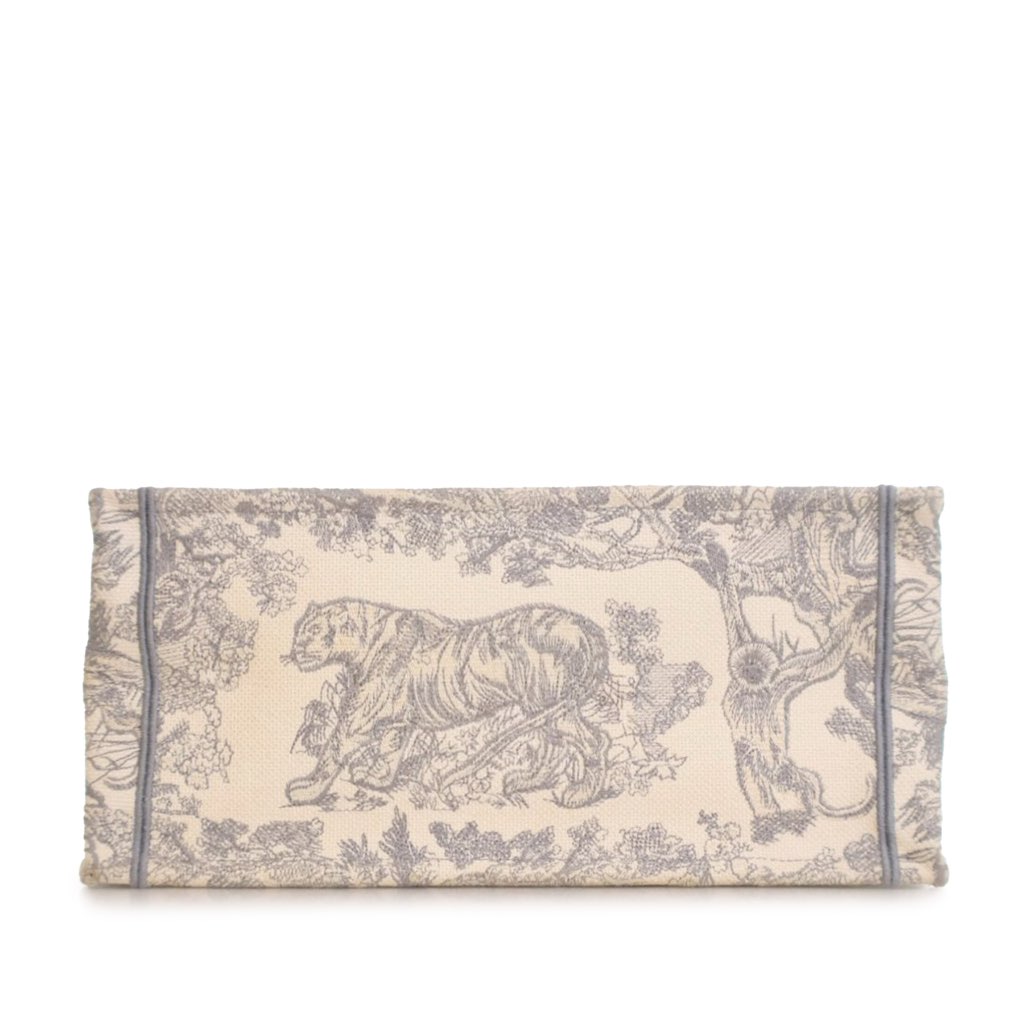 Dior Medium Toile de Jouy Reverse Embroidered Canvas Book Tote - 3
