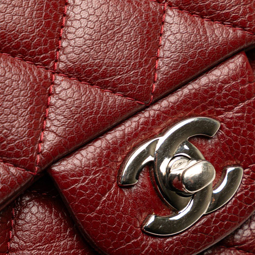 Chanel Mini Square Classic Caviar Single Flap - Detail 2