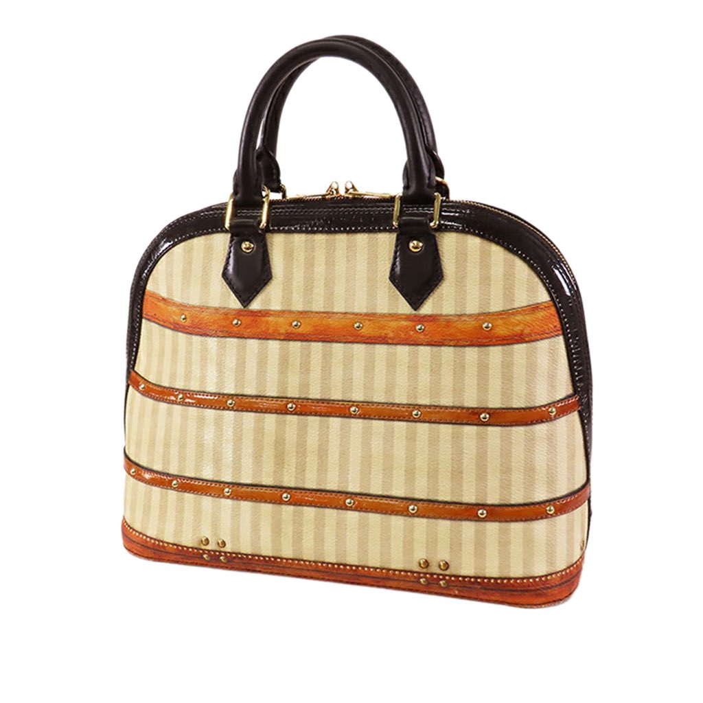 Louis Vuitton Transformed Canvas Time Trunk Alma PM - Back view