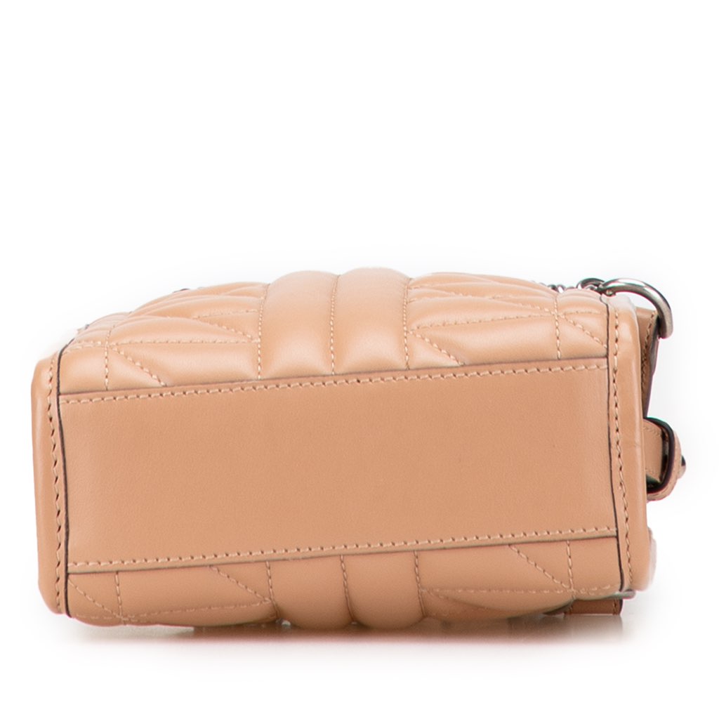 Gucci Mini GG Marmont Matelasse Leather Aria Satchel - Image 6