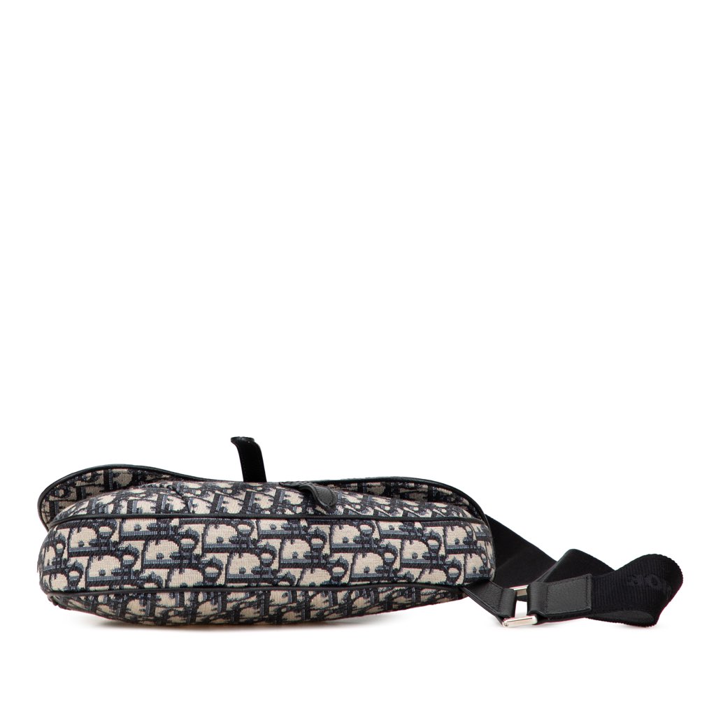 Dior Oblique Canvas Saddle Crossbody - Image 6