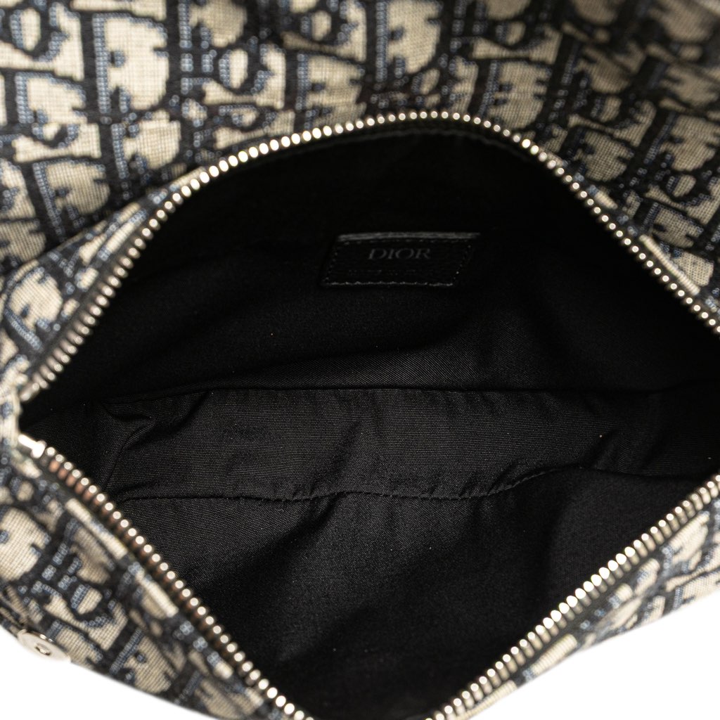 Dior Oblique Canvas Saddle Crossbody - 4