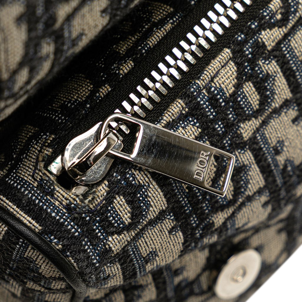Dior Oblique Canvas Saddle Crossbody - Image 10