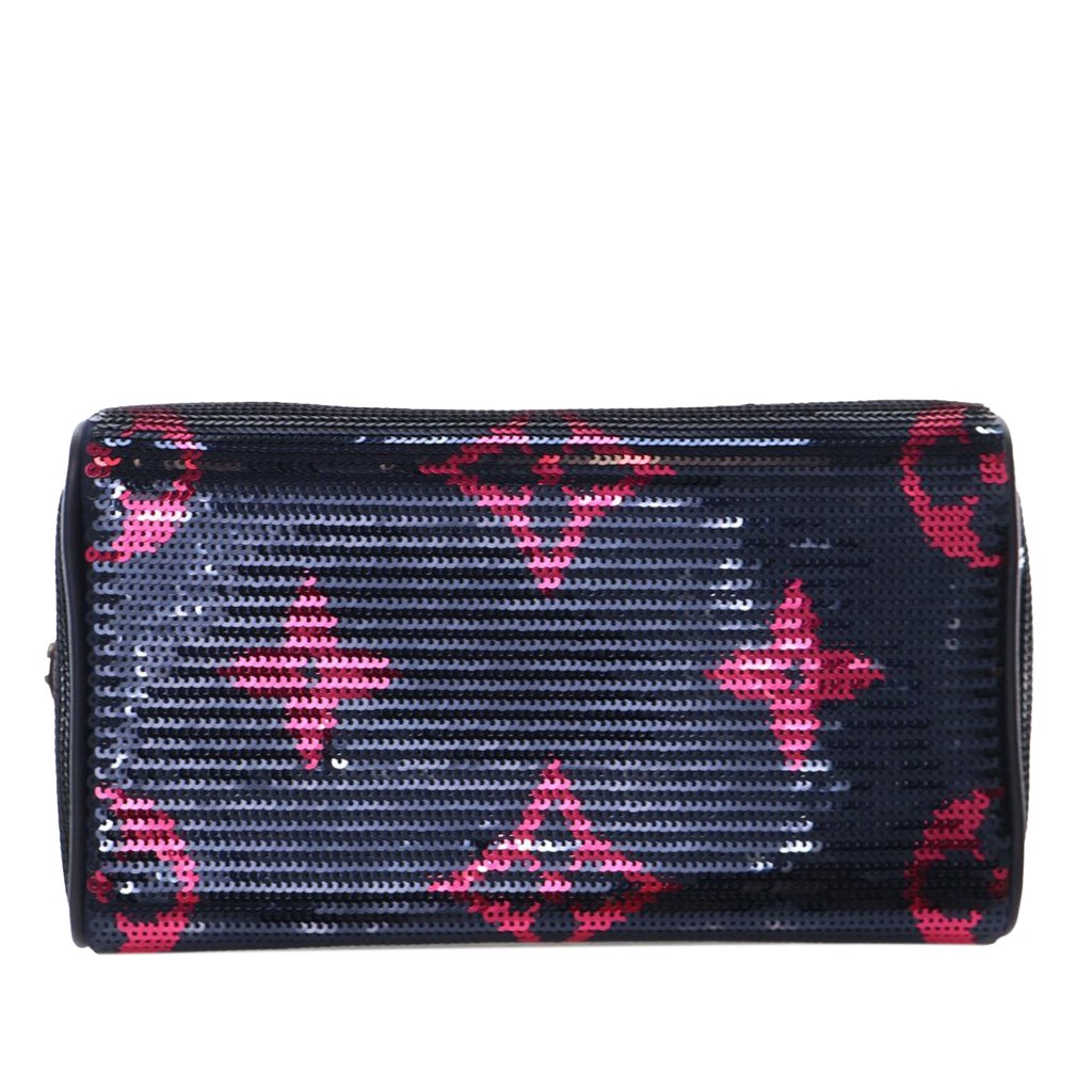 Louis Vuitton LV Night Monogram Giant Sequins Speedy Bandouliere 18 - 4