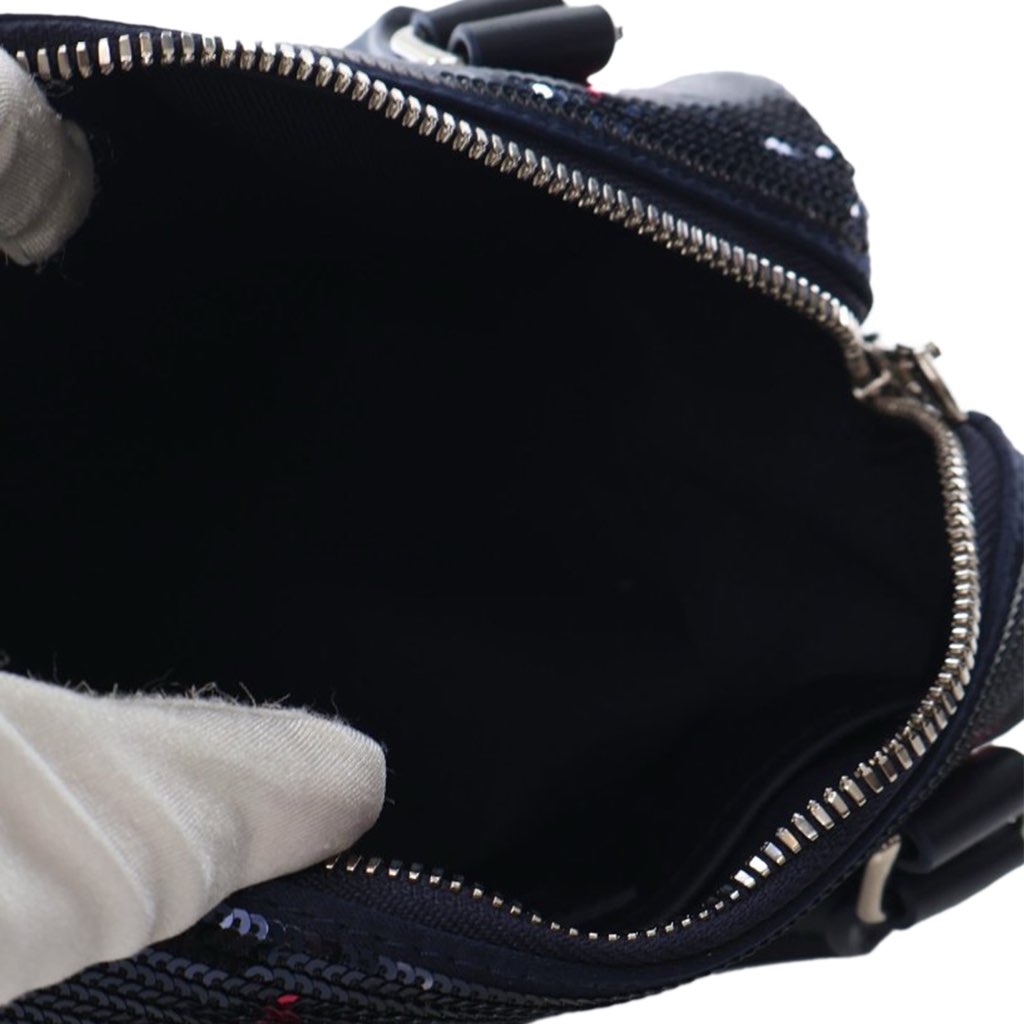 Louis Vuitton LV Night Monogram Giant Sequins Speedy Bandouliere 18 - Side view