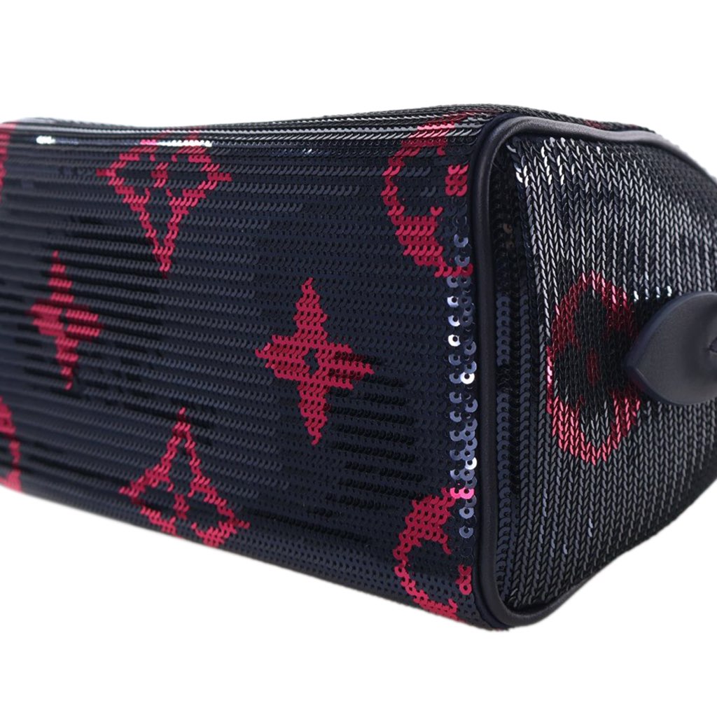 Louis Vuitton LV Night Monogram Giant Sequins Speedy Bandouliere 18 - Detail 2