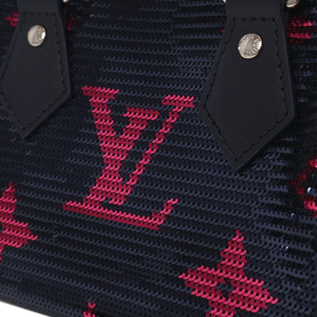 Louis Vuitton LV Night Monogram Giant Sequins Speedy Bandouliere 18 - Image 10
