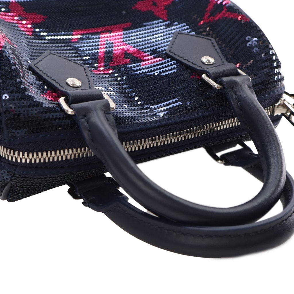 Louis Vuitton LV Night Monogram Giant Sequins Speedy Bandouliere 18 - Image 12