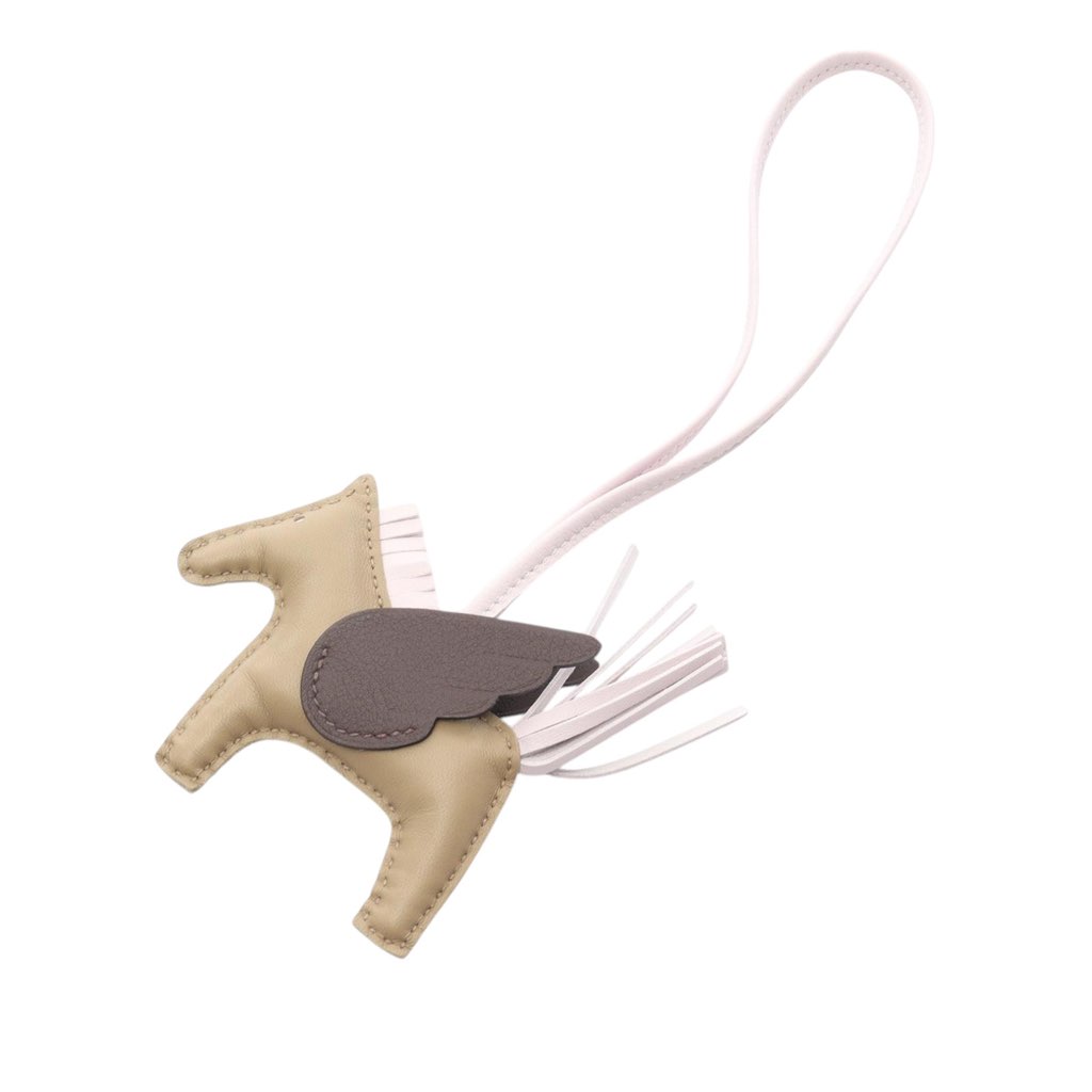 Hermès Milo Lambskin Rodeo Pegase Bag Charm PM - 2