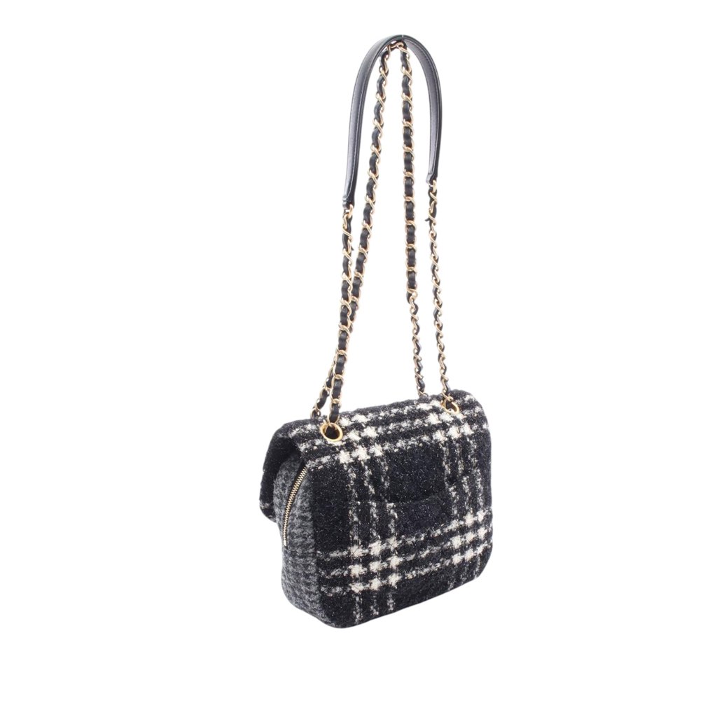 Chanel Small CC Wool Tweed Flap - 2