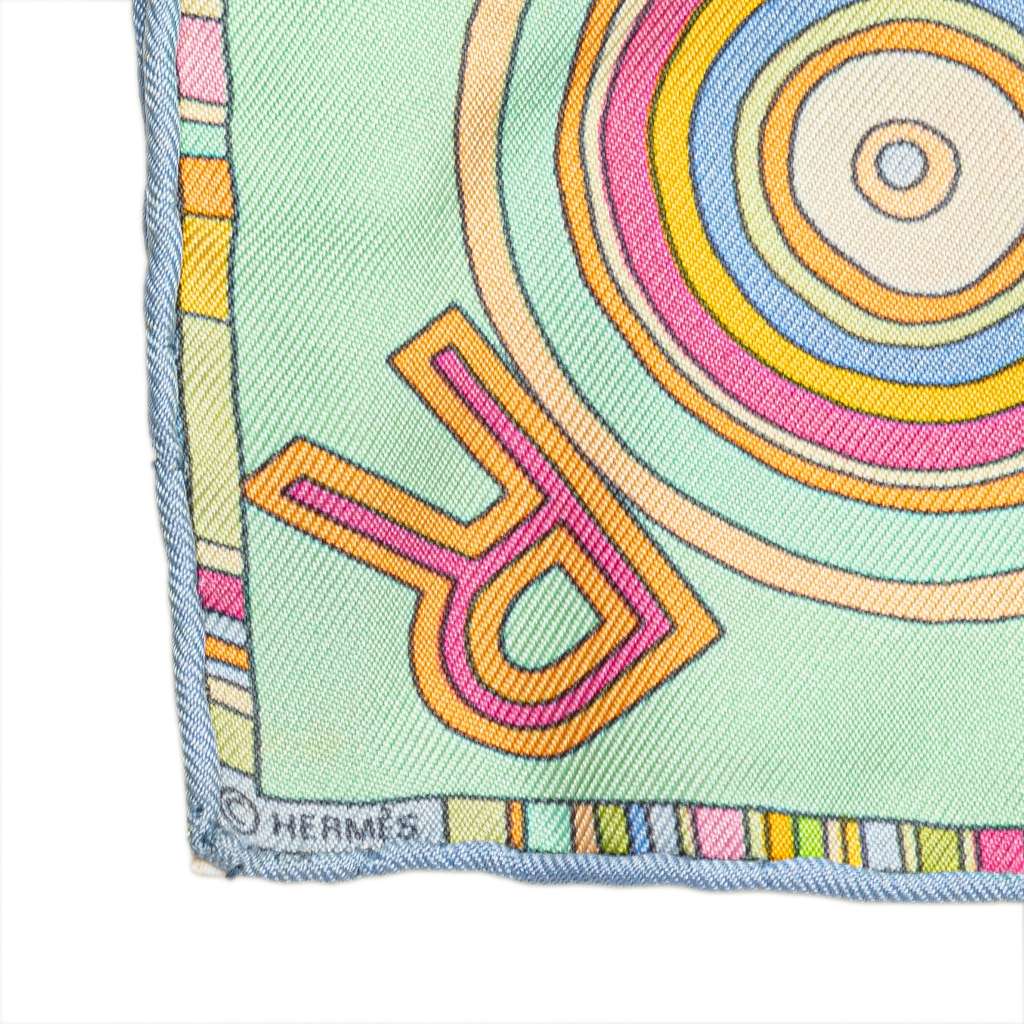 Hermès Tohu Bohu Silk Scarf - Back view