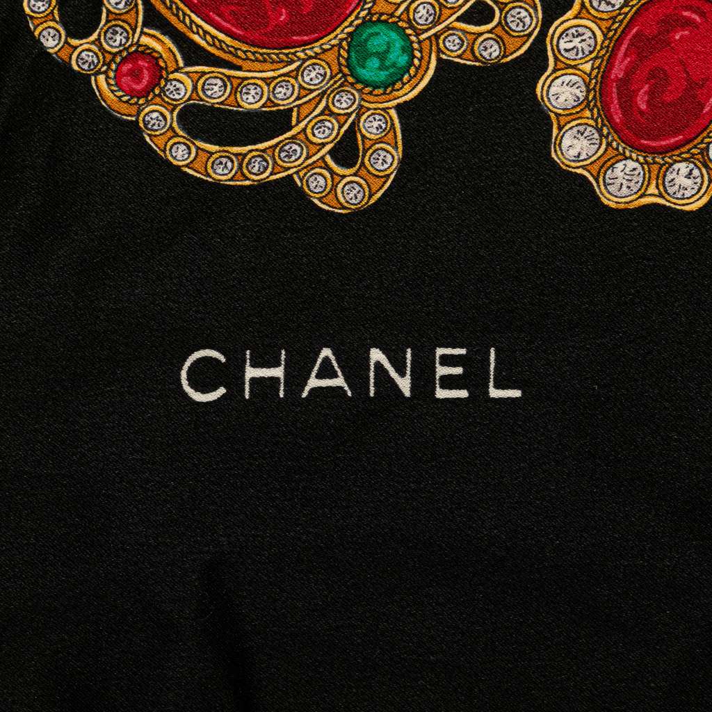 Chanel Bijoux Silk Scarf - Back view