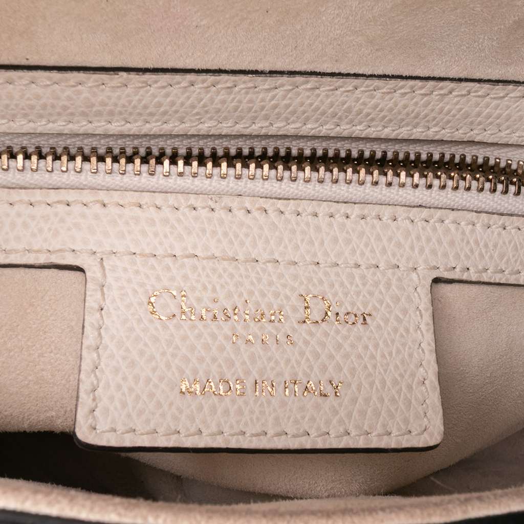 Dior Grained Calfskin Saddle Bag - Side view