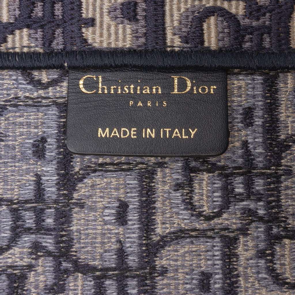 Dior Large Oblique Canvas Book Tote - Side view