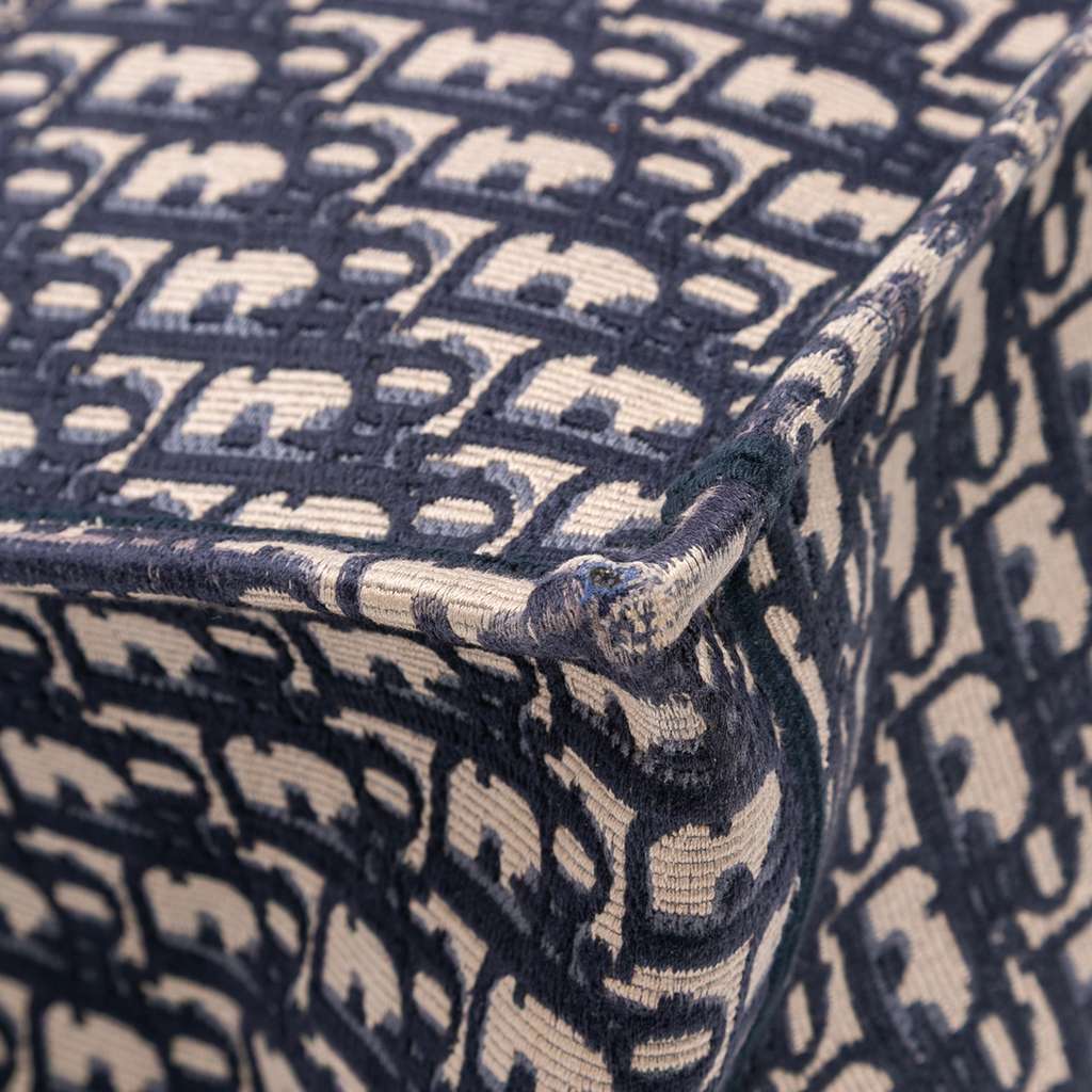 Dior Large Oblique Canvas Book Tote - Image 10