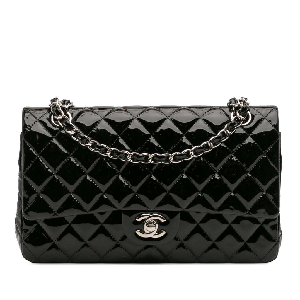 Chanel Medium Classic Patent Double Flap