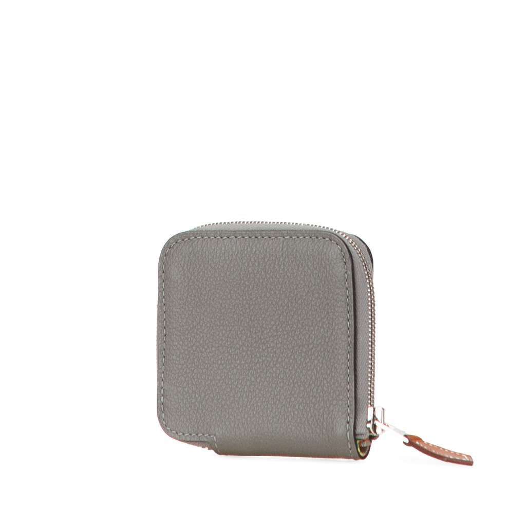 Hermès Mini Epsom Azap Silk In Coin Purse - Back view