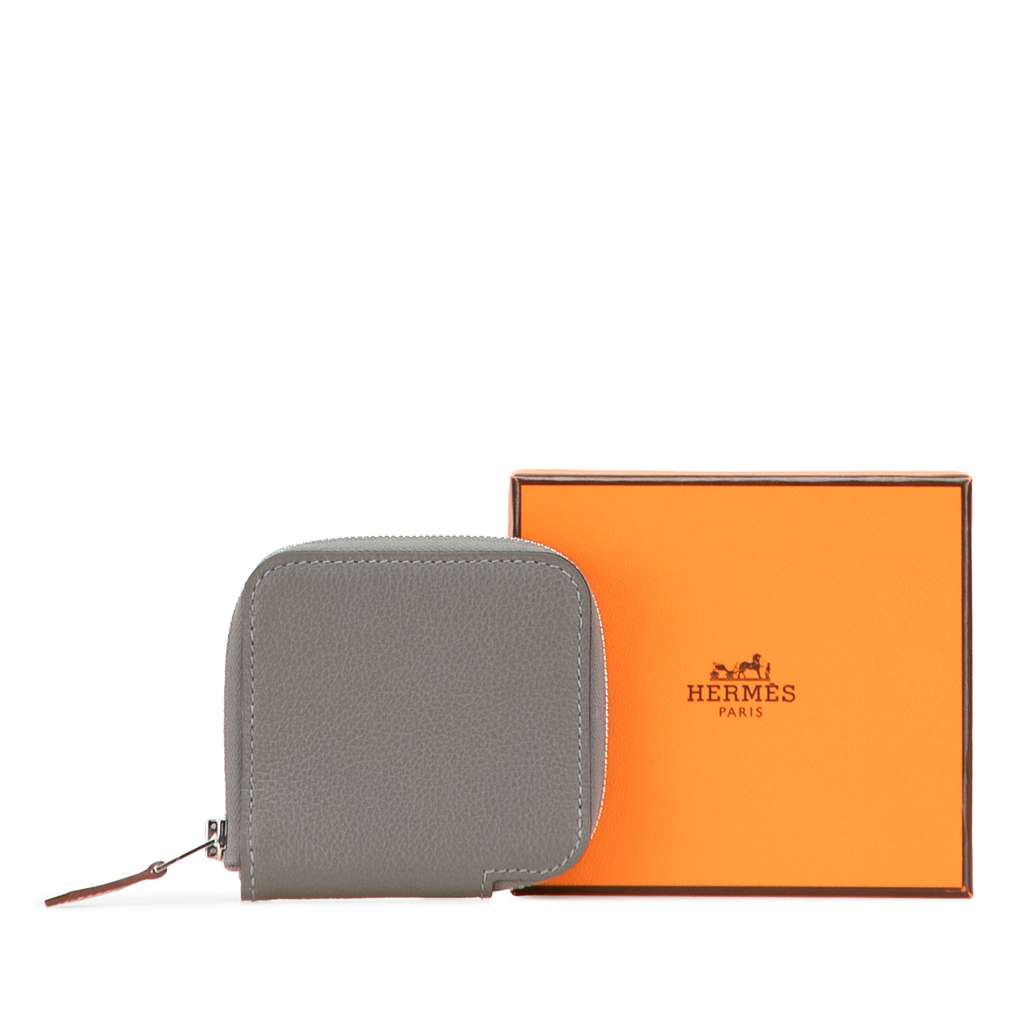 Hermès Mini Epsom Azap Silk In Coin Purse - Image 13