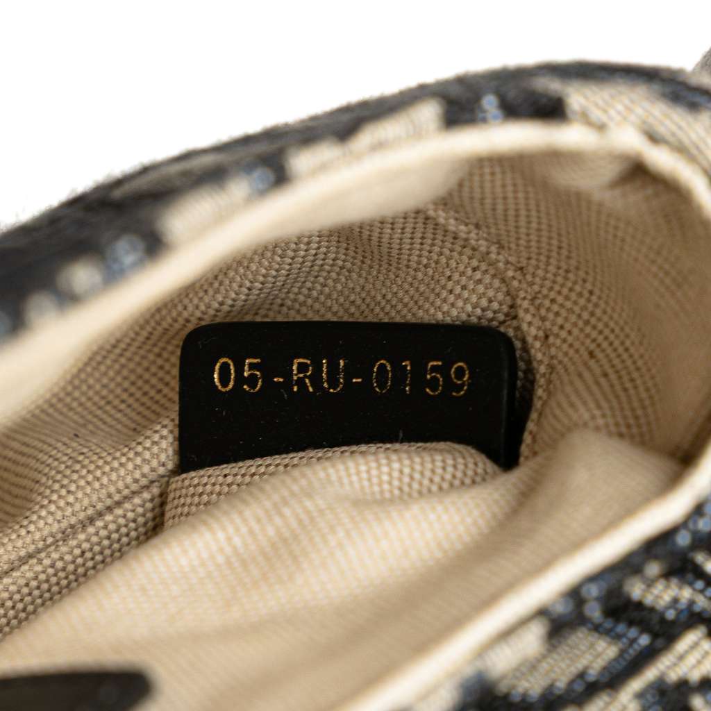 Dior Mini Oblique Canvas Saddle Bag - Detail 1