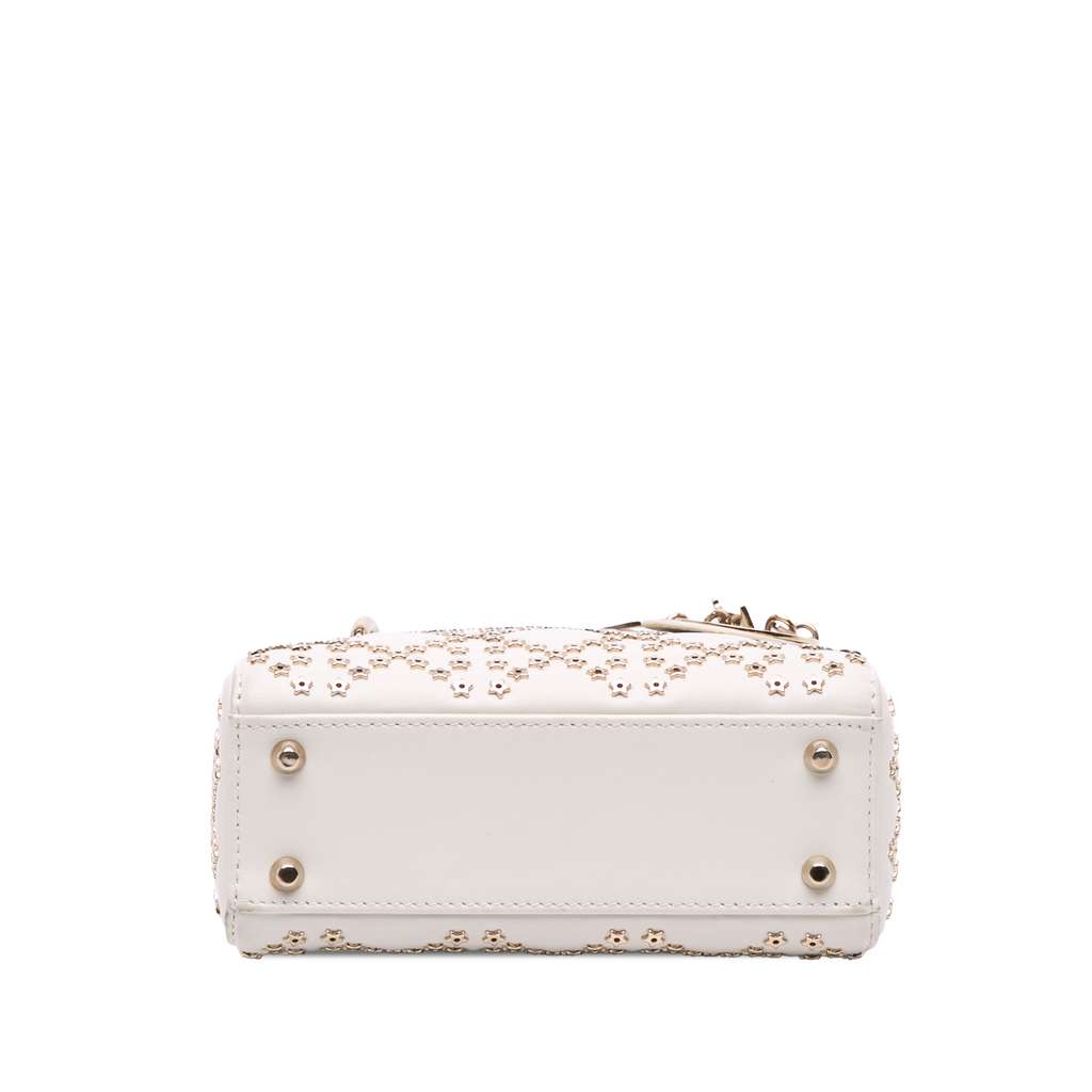 Dior Mini Lambskin Cannage Lucky Star Studded Lady Dior - Image 6