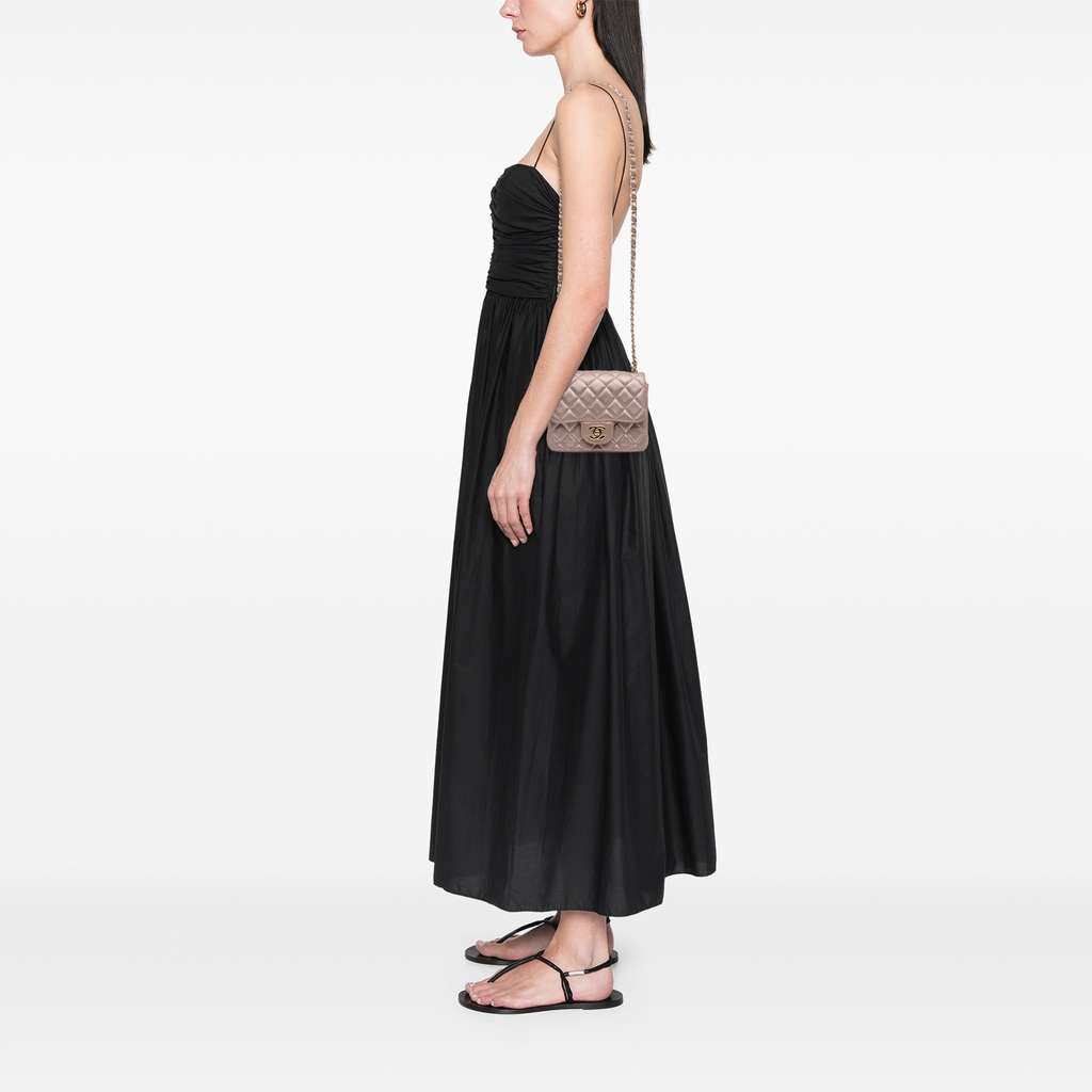 Chanel Mini Square Classic Iridescent Calfskin Single Flap - Image 13