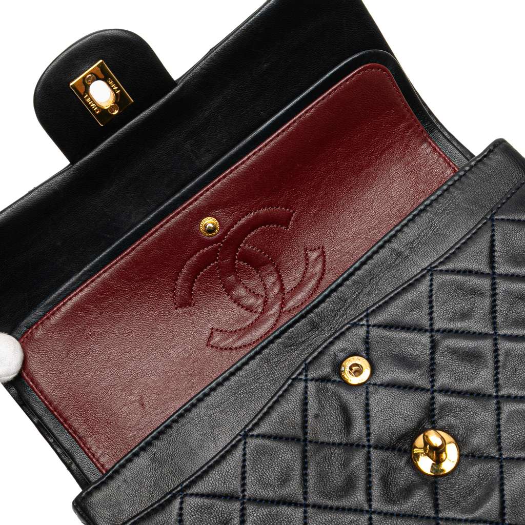 Chanel Small Classic Lambskin Double Flap - Image 11