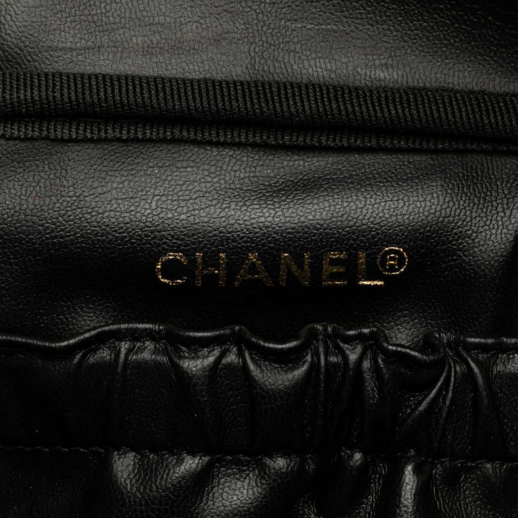 Chanel CC Caviar Vanity Bag - Side view