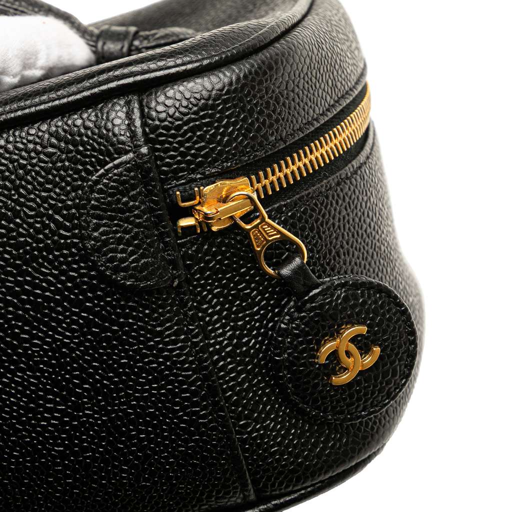 Chanel CC Caviar Vanity Bag - Image 12