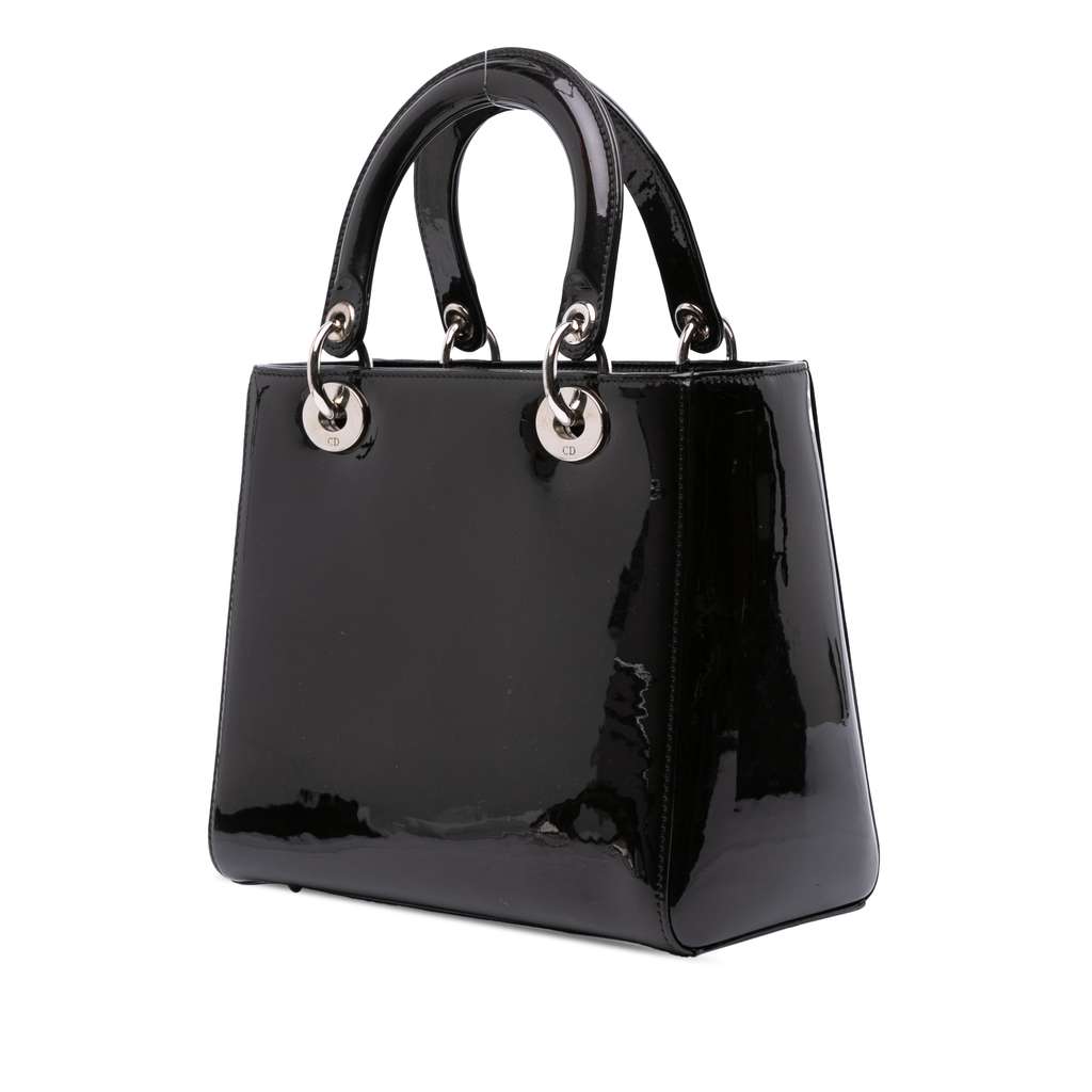 Dior Medium Patent Lady Dior - Back view