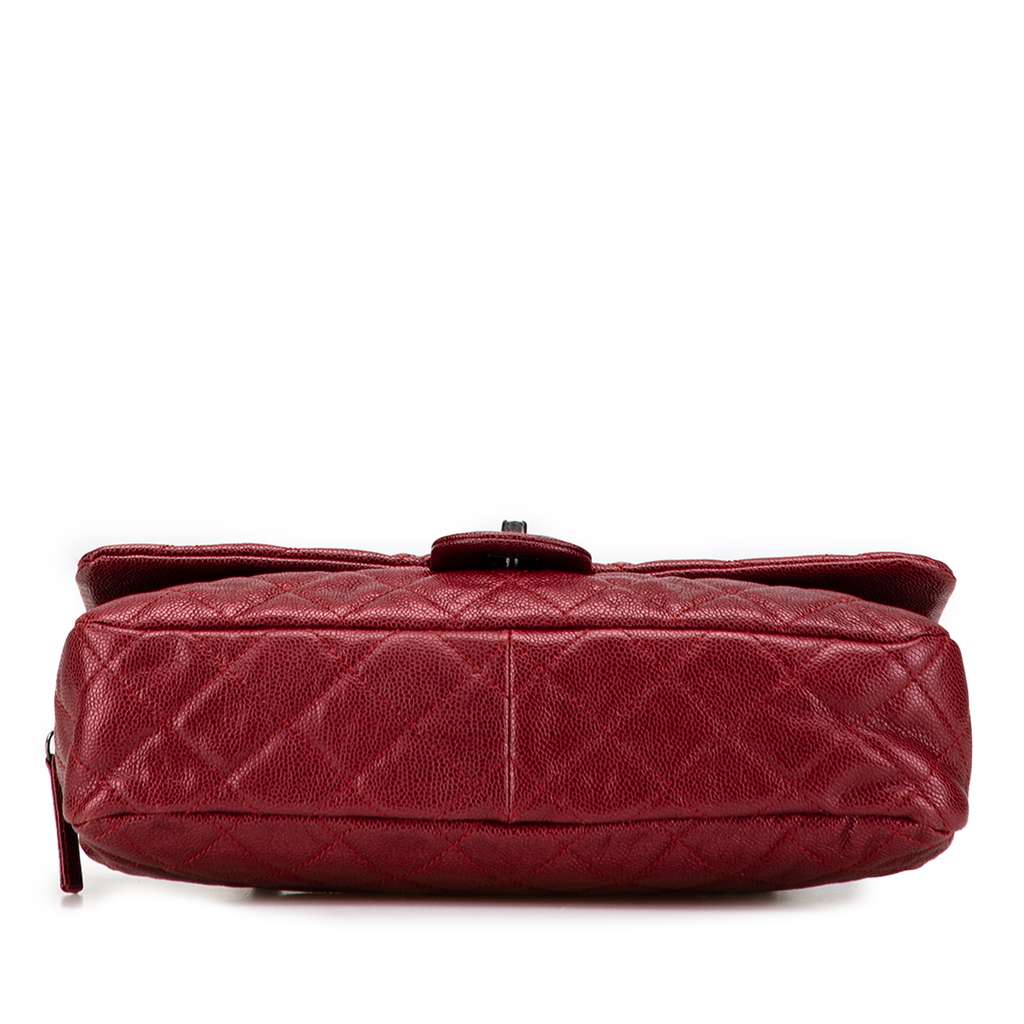 Chanel Jumbo Quilted Iridescent Caviar Easy Flap - 3