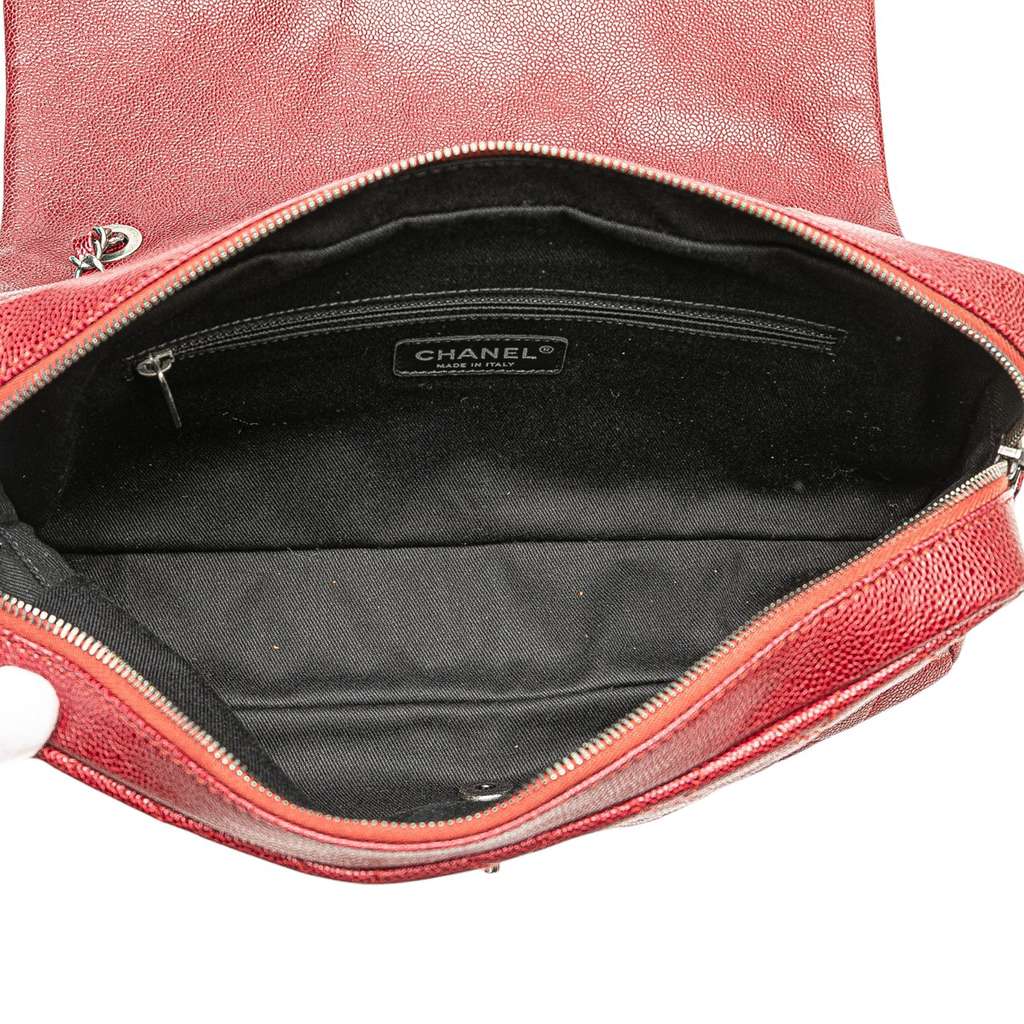 Chanel Jumbo Quilted Iridescent Caviar Easy Flap - 4