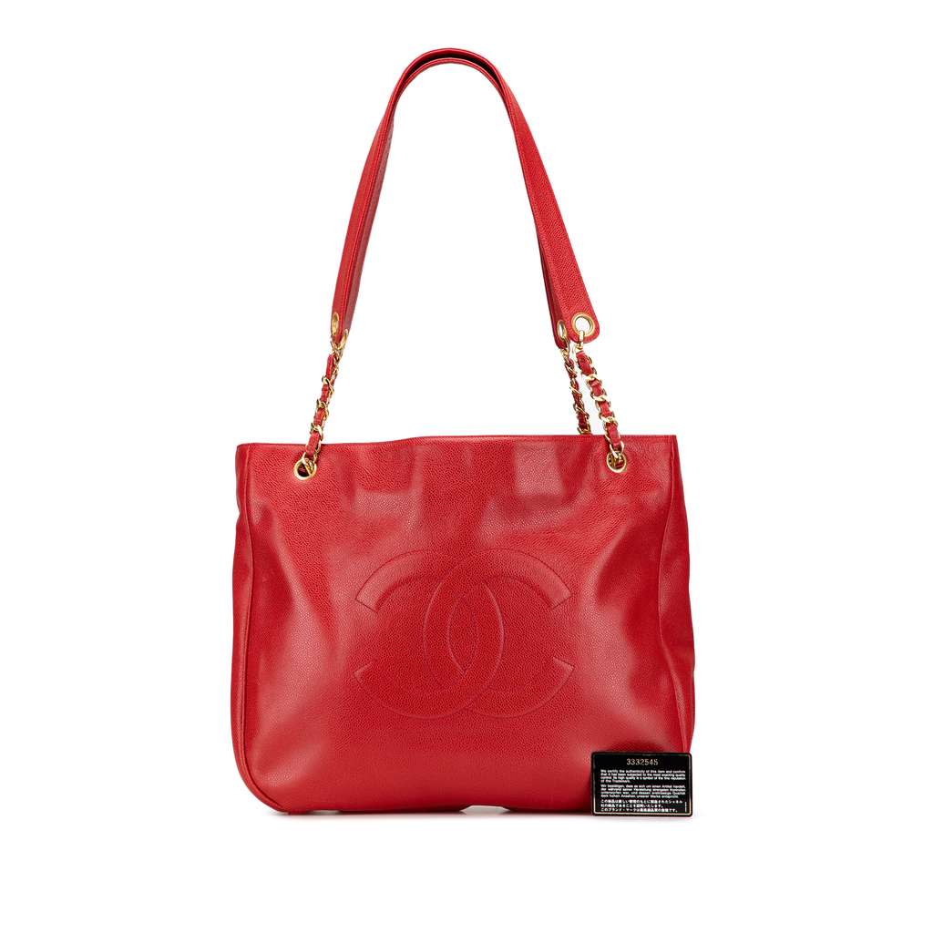 Chanel CC Caviar Chain Tote - Image 13