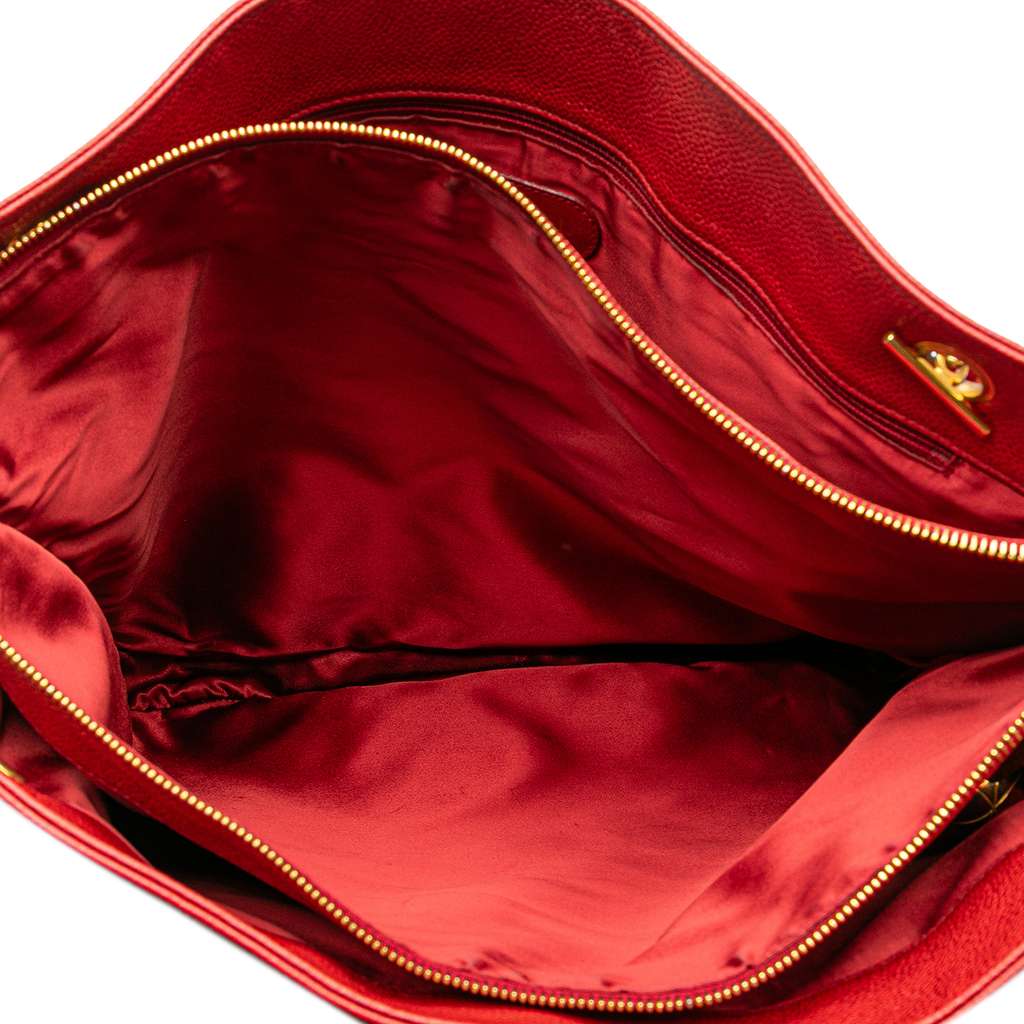 Chanel CC Caviar Chain Tote - 4