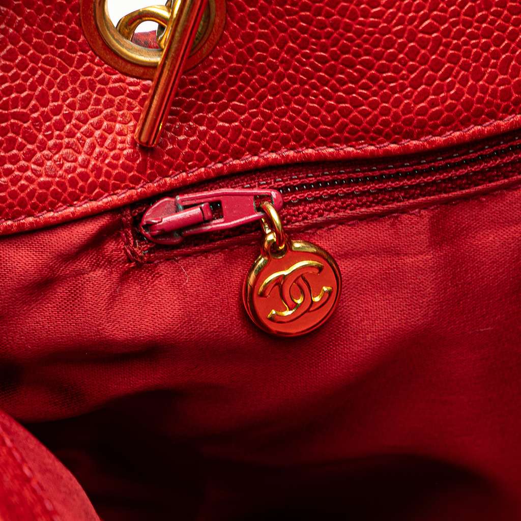 Chanel CC Caviar Chain Tote - Detail 2