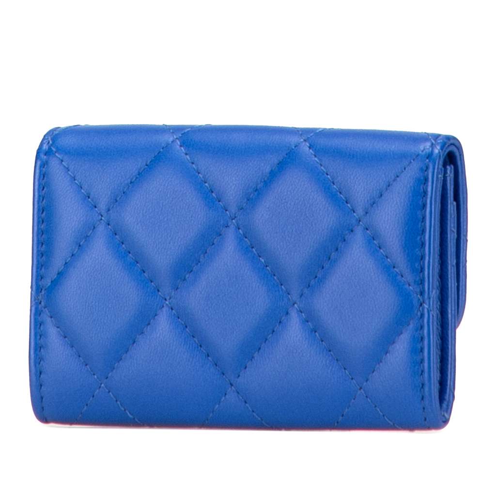 Chanel CC Quilted Lambskin Flap Card Holder - 2
