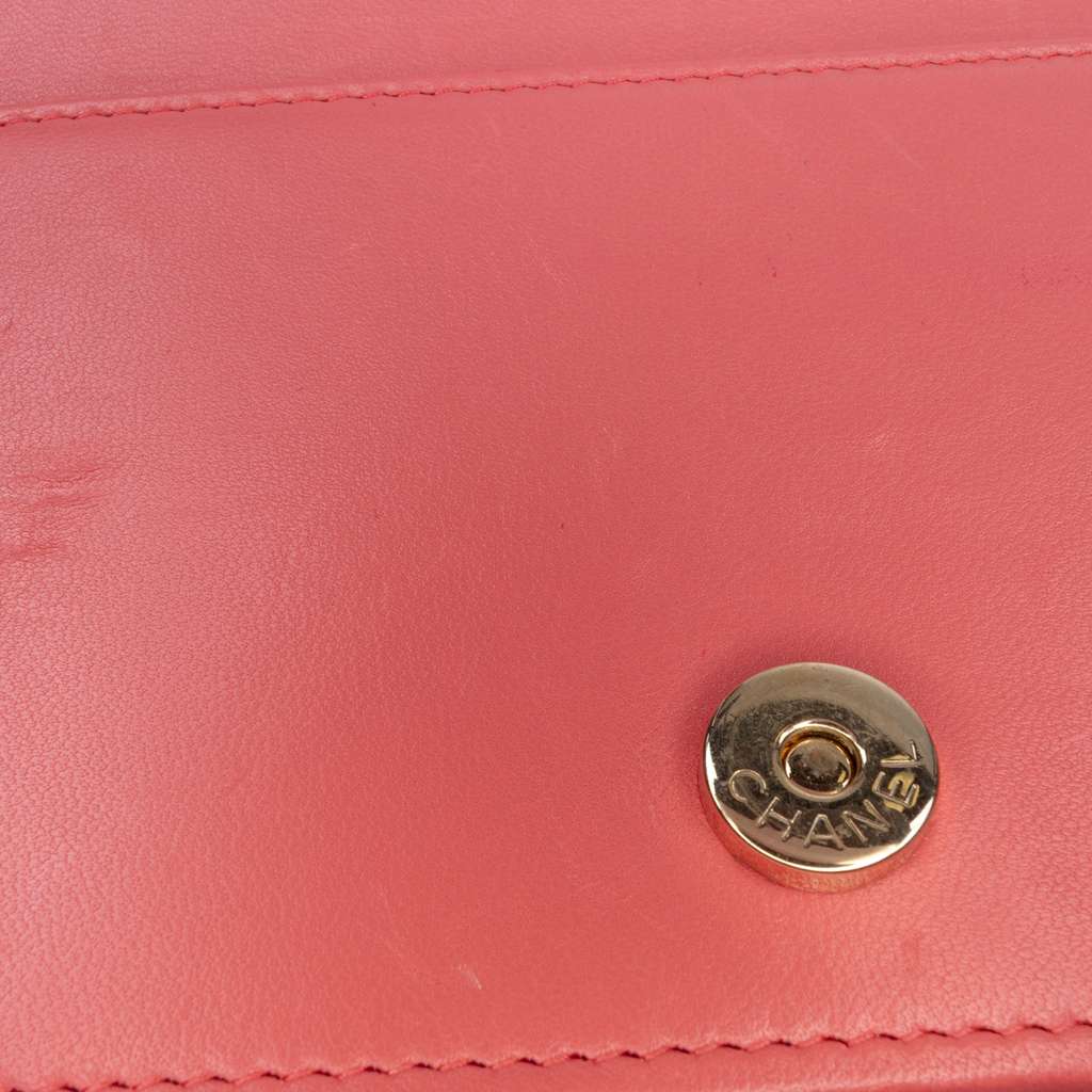 Chanel Lambskin Boy Wallet On Chain - Image 10