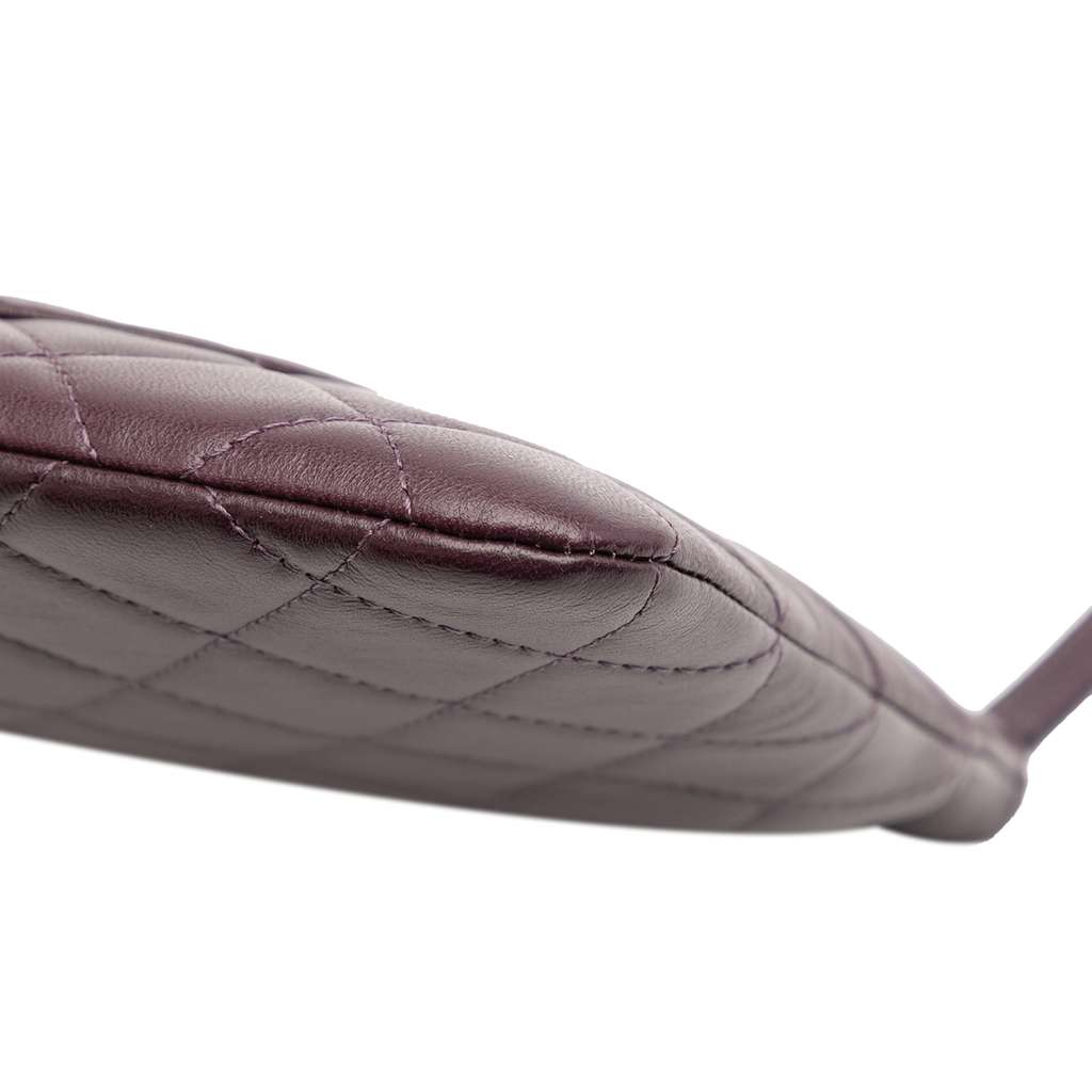 Chanel CC Quilted Lambskin Double Zip Clutch - Image 13