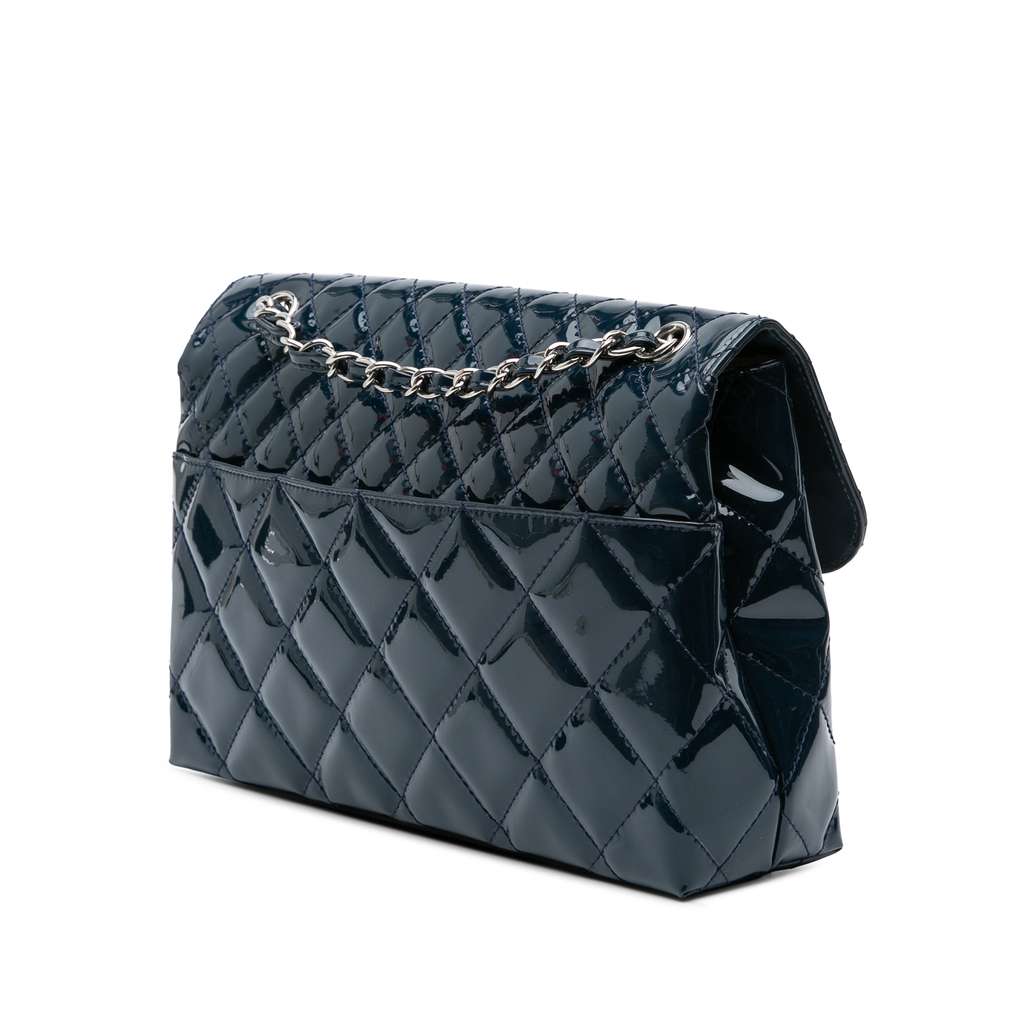 Chanel Quilted Patent In The Business Flap - 2
