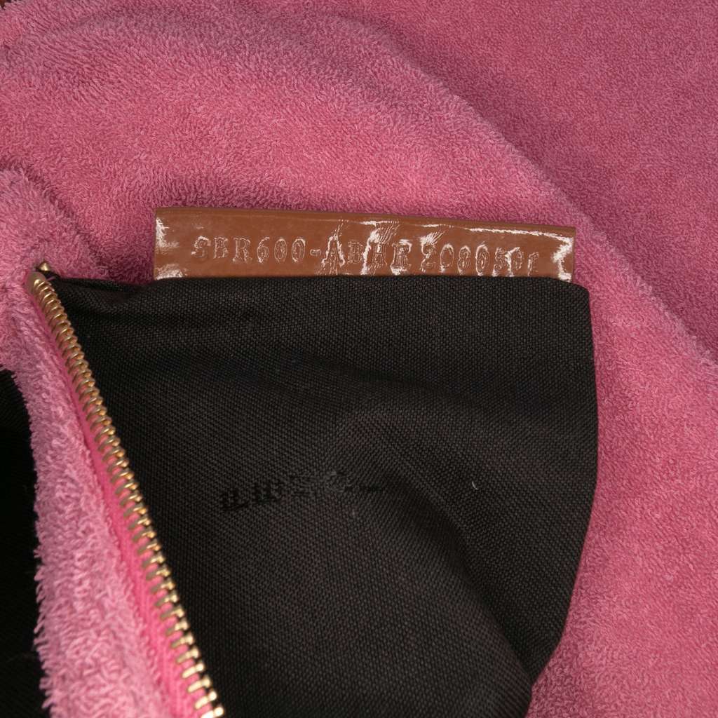 Fendi Zucca Embossed Terry Cloth Baguette Satchel - Detail 1