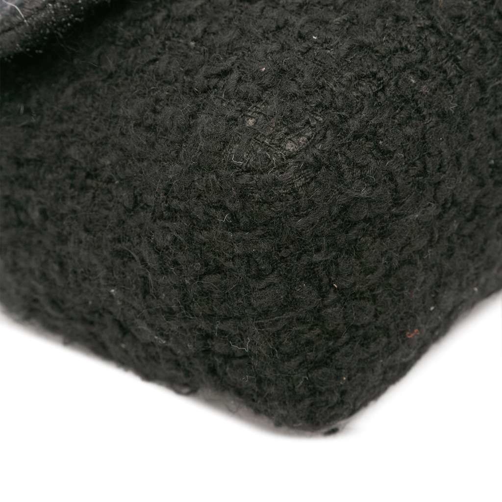 Chanel Jumbo Patchwork Tweed Flap - Image 12
