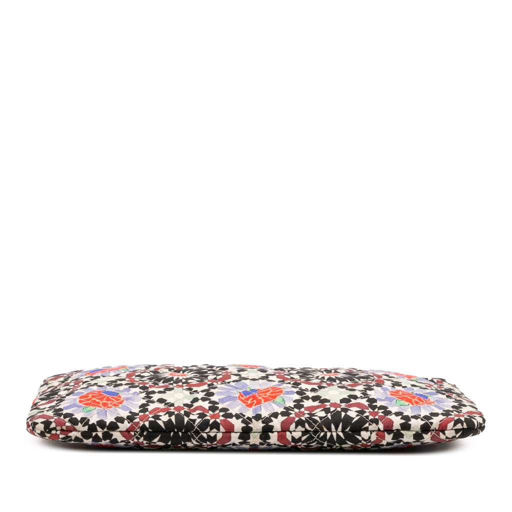 Chanel Paris Dubai Medium Printed Canvas Cosmetic Case - Image 6