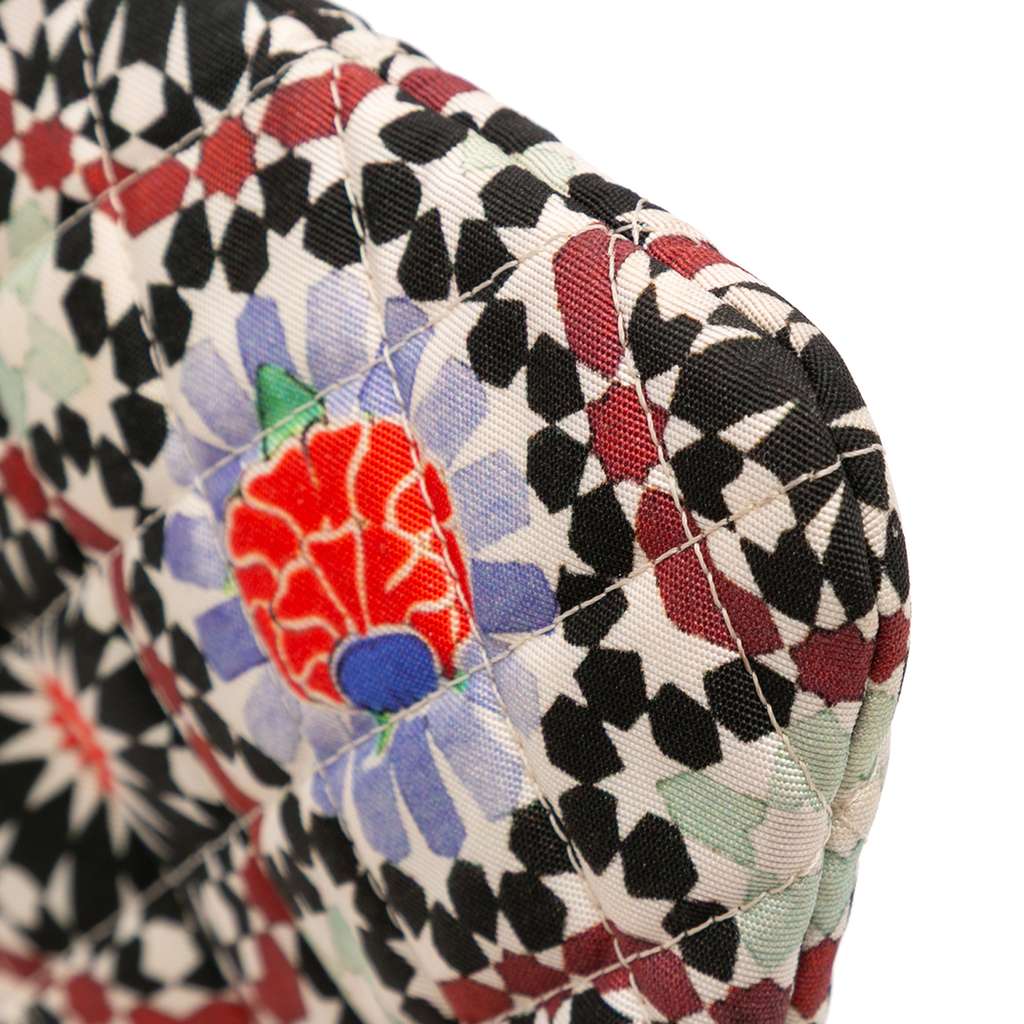 Chanel Paris Dubai Medium Printed Canvas Cosmetic Case - Image 11