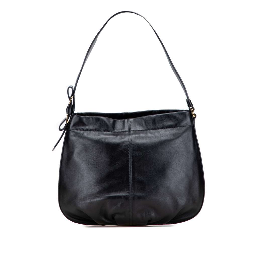 Salvatore Ferragamo Leather Vara Shoulder Bag