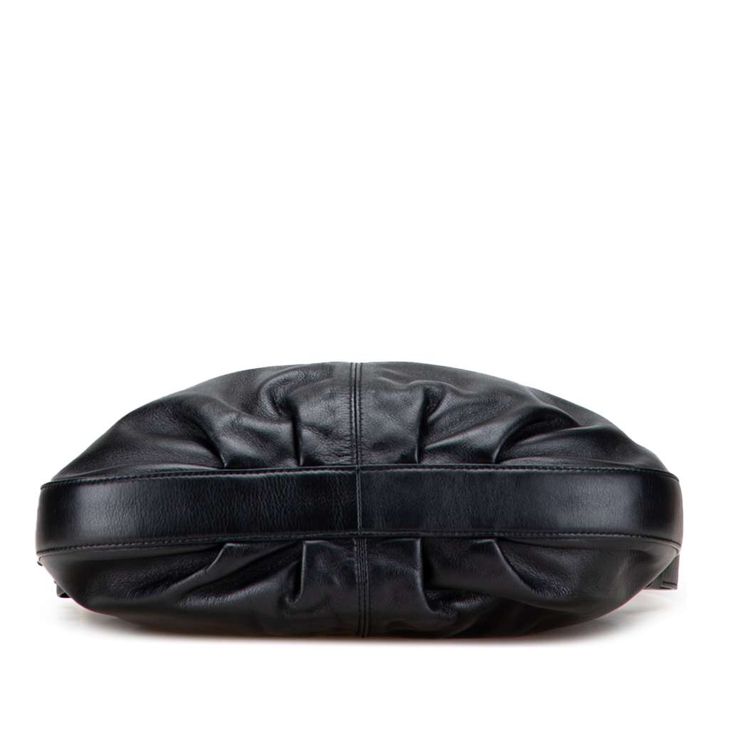 Salvatore Ferragamo Leather Vara Shoulder Bag - Image 6