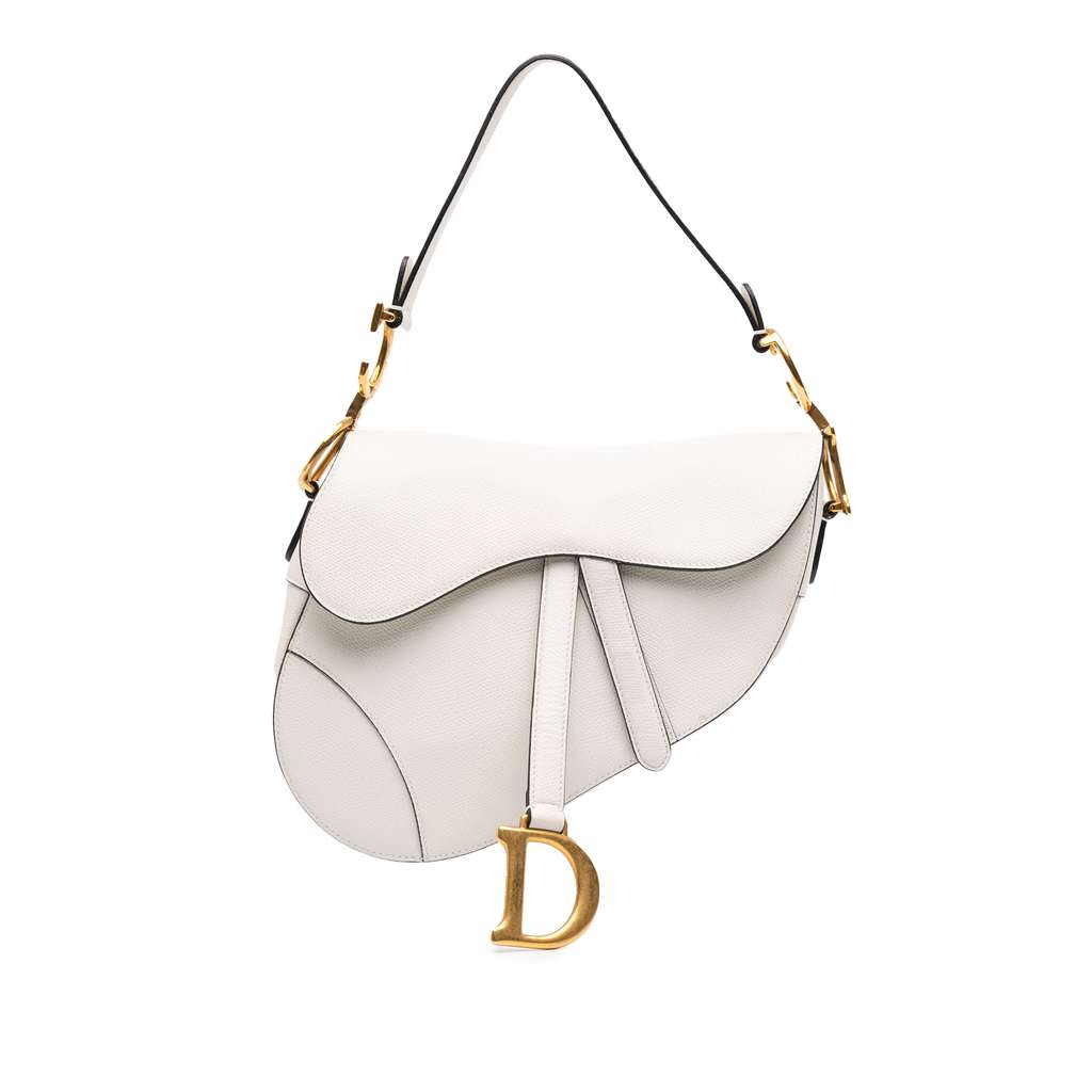 Dior Grained Calfskin Saddle Bag