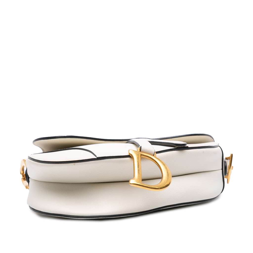 Dior Grained Calfskin Saddle Bag - 3