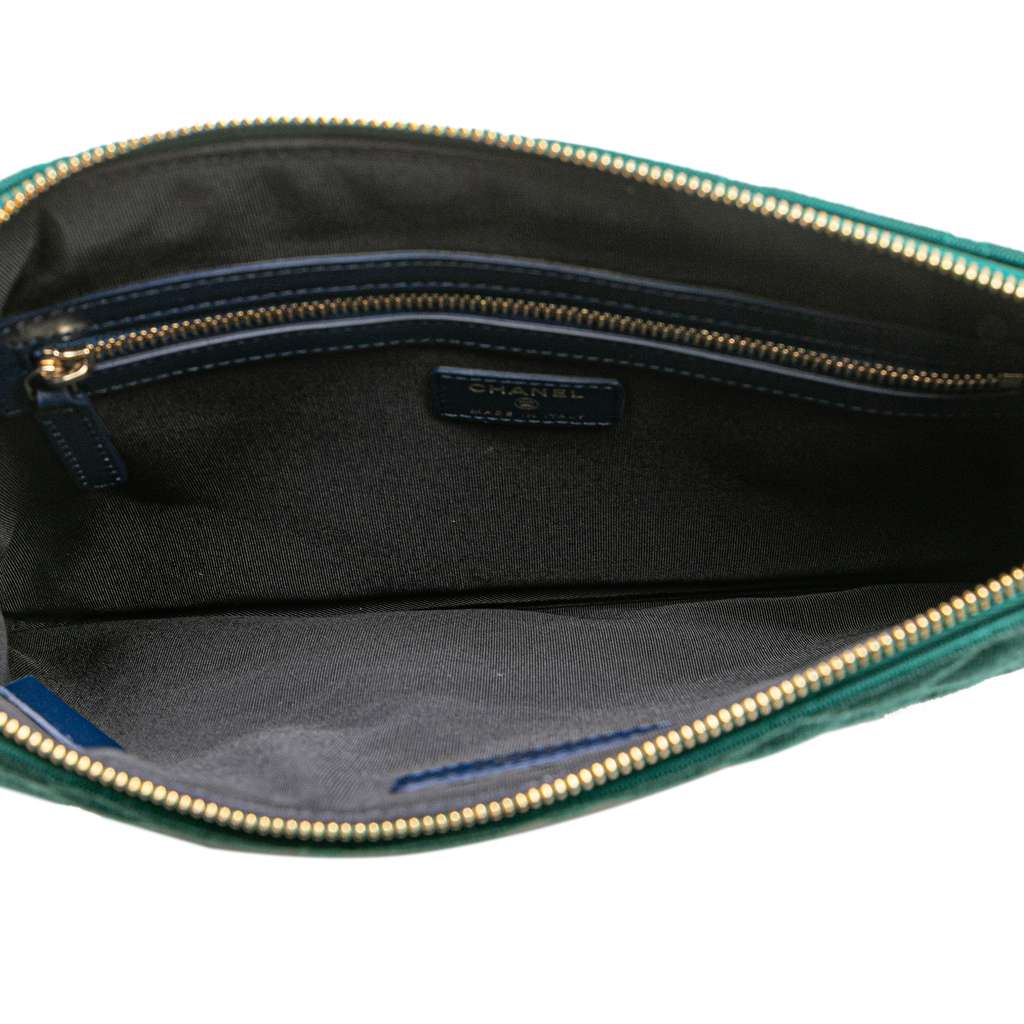 Chanel Medium Quilted Jersey O Case Clutch - 4