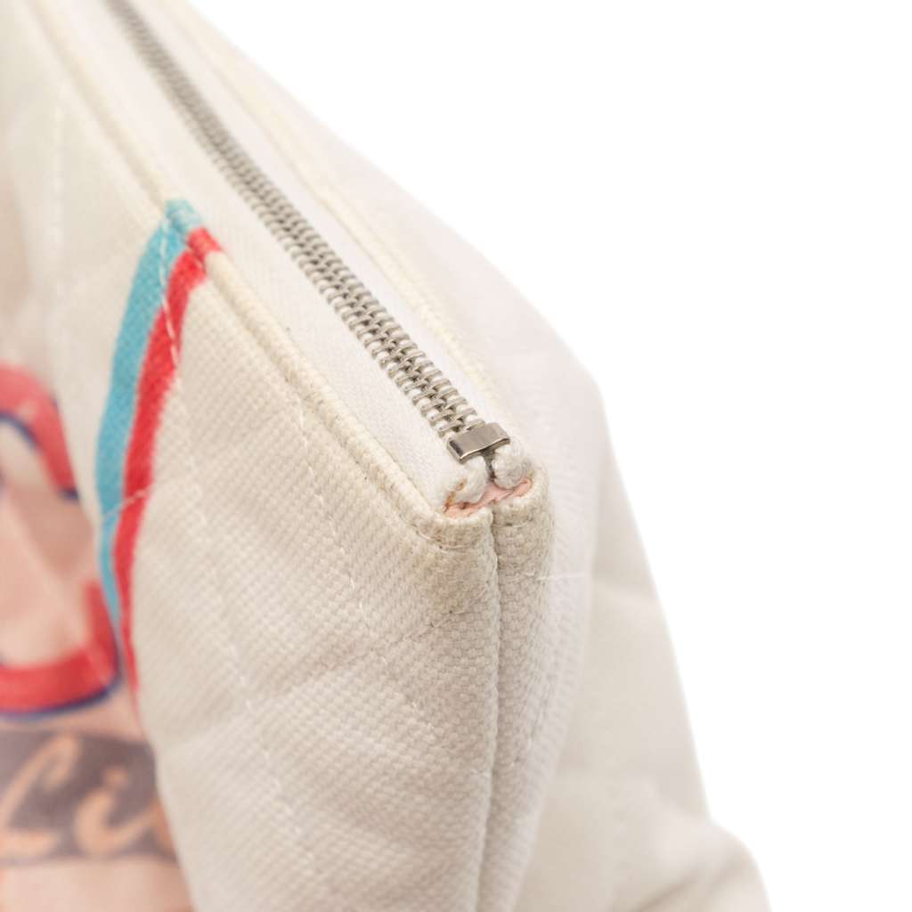 Chanel Large Quilted Printed Canvas Coco Cuba Libre O Case Clutch - Image 10