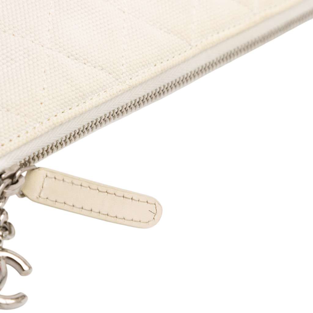 Chanel Large Quilted Printed Canvas Coco Cuba Libre O Case Clutch - Image 11