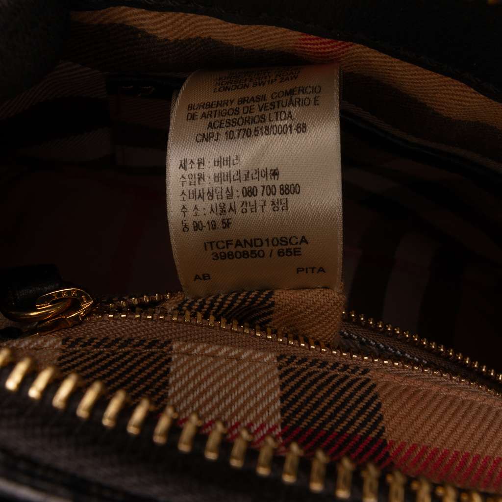 Burberry Small Leather Milverton Satchel - Detail 1